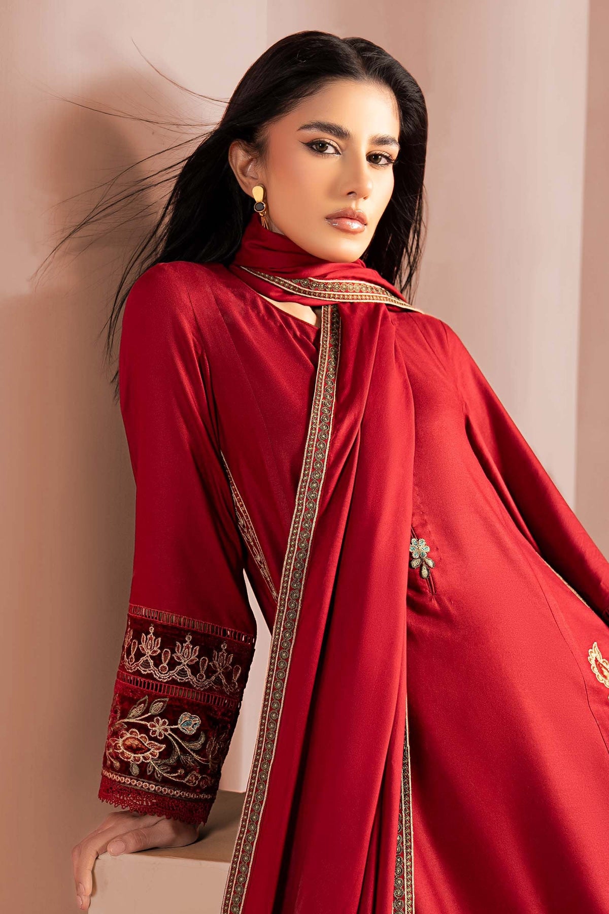 Maria B | Pre Fall 25 | DW-W25-36-Red, image 3