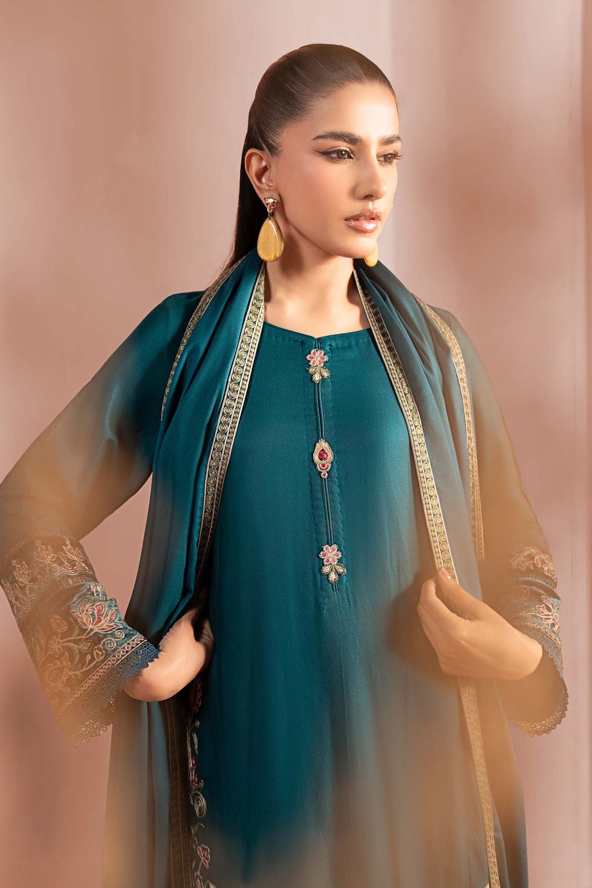 Maria B | Pre Fall 25 | DW-W25-36-Teal-5