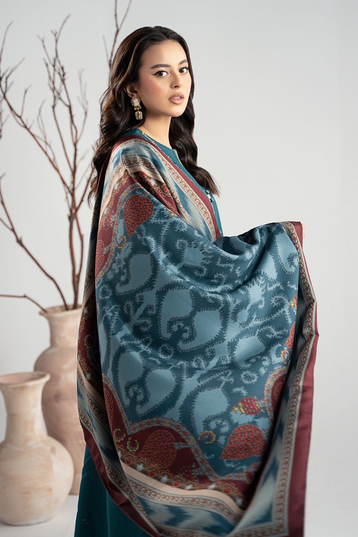 Maria B | Luxury Winter Pret 25 | DW-W25-51-Blue, image 5