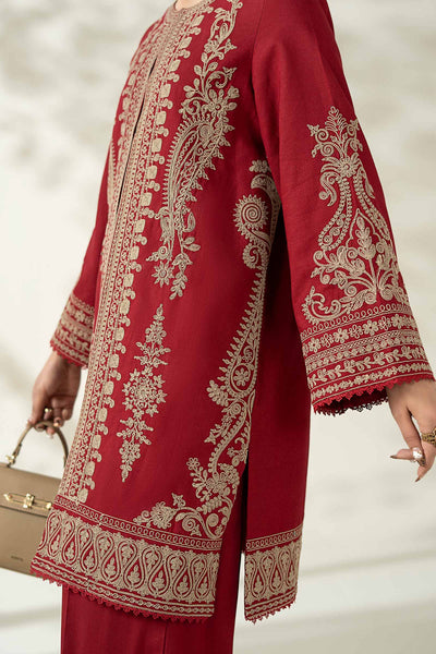 Maria B | Luxury Winter Pret 25 | DW-W25-58-Maroon