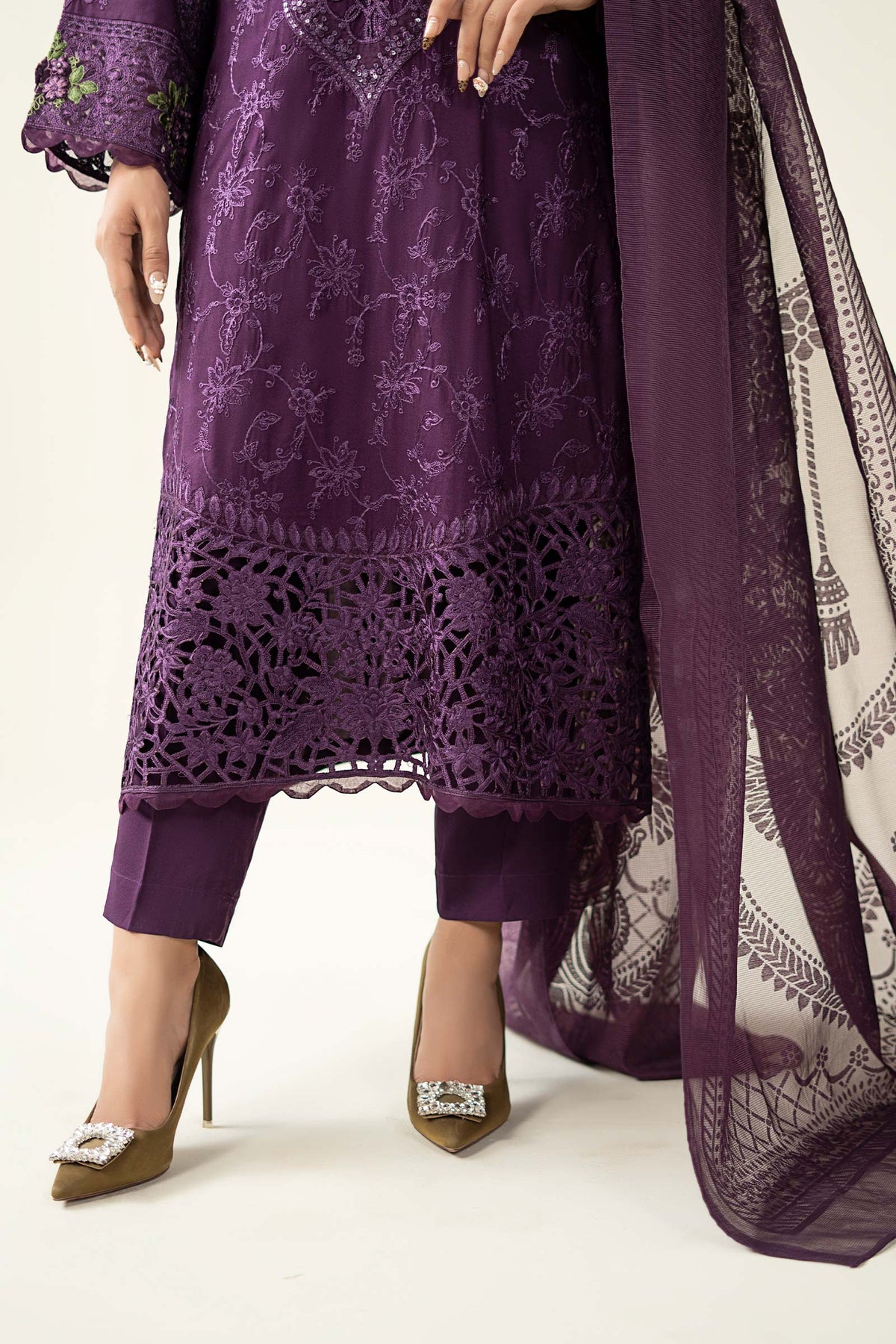 Maria B | Pre Fall 25 | Linen Suit- W25-74-5