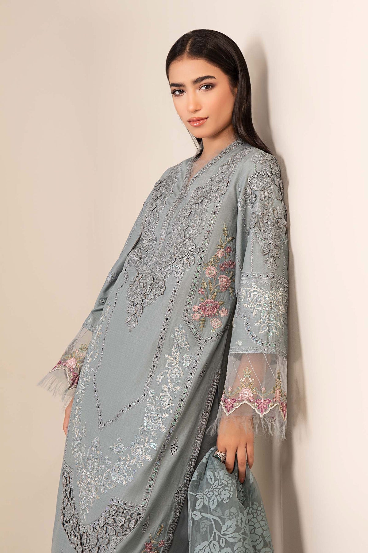 Maria B | Luxury Pret 25 | DW-EA25-16 -  Maria B Ladies Clothes - Original Designer Dress - House of Maryam