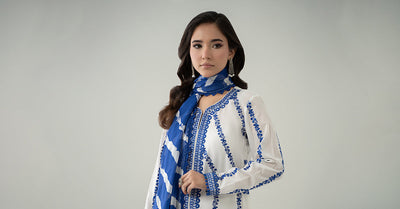 Maria B | Luxury Pret 25 | DW-EA25-60 -  Maria B Ladies Clothes - Original Designer Dress - House of Maryam