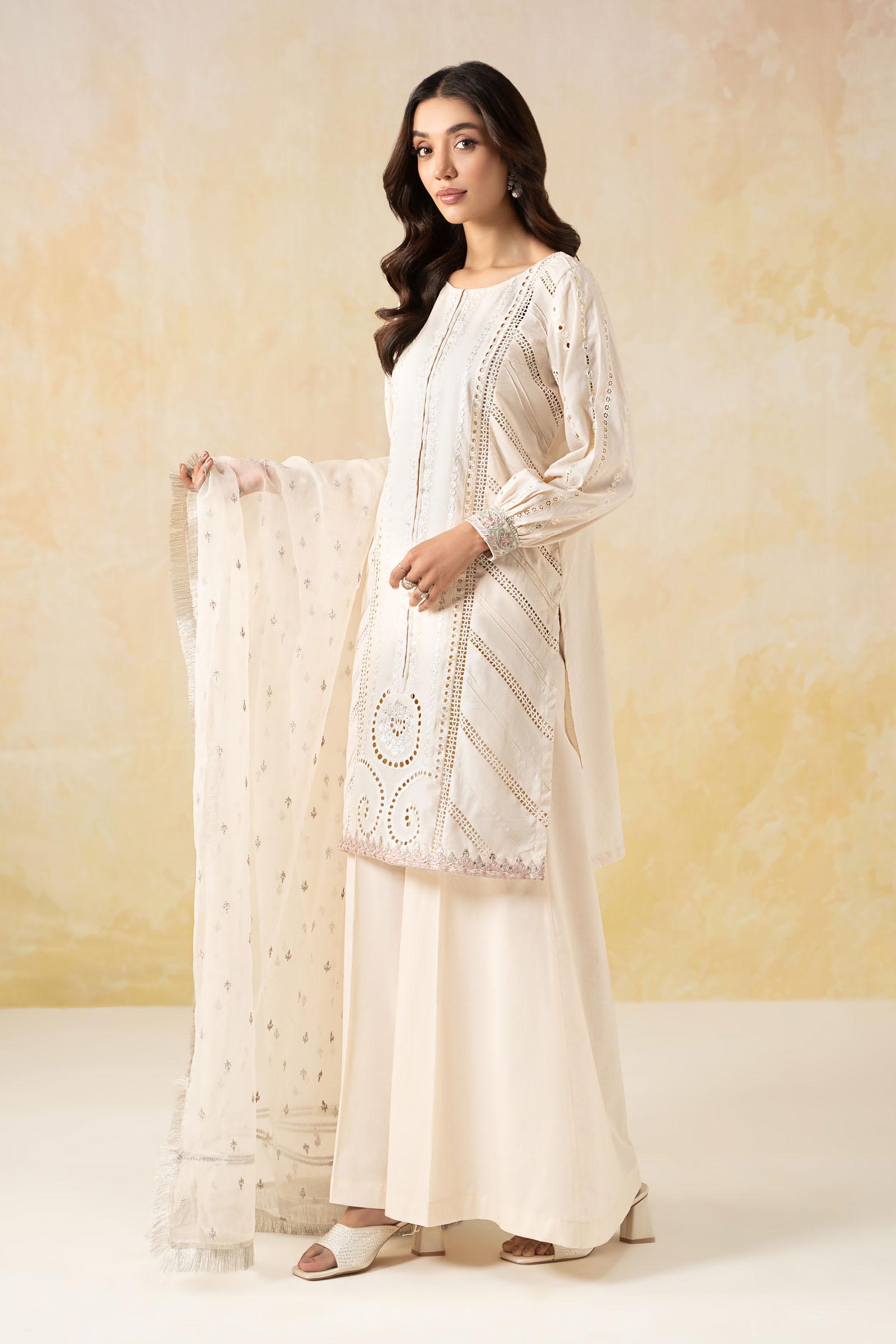 Maira B | Ready to Wear | DW-EF25-28 -  Maria B Luxury Pret -  House of Maryam