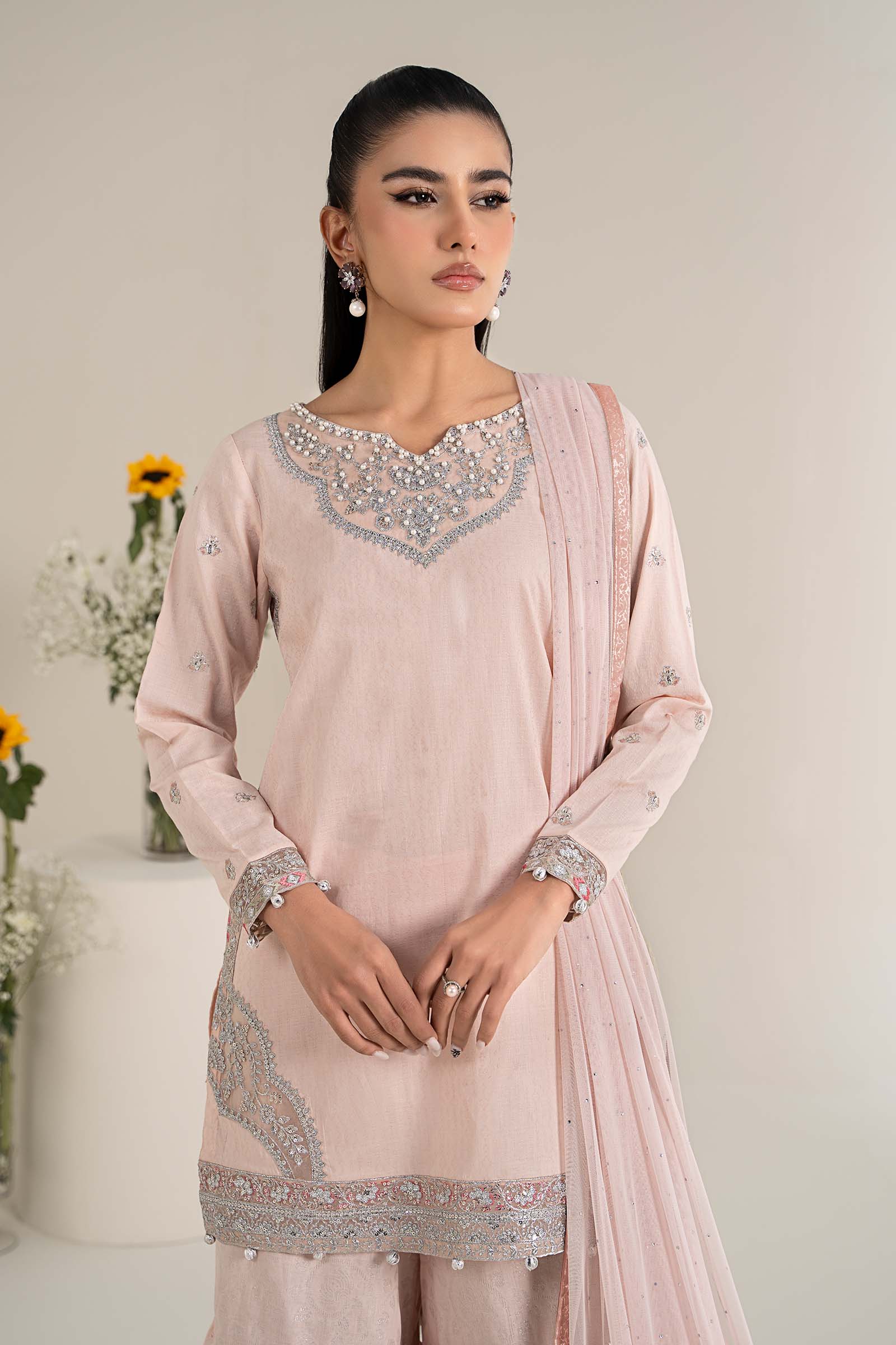 Maira B | Ready to Wear | DW-EF25-61 -  Maria B Luxury Pret -  House of Maryam