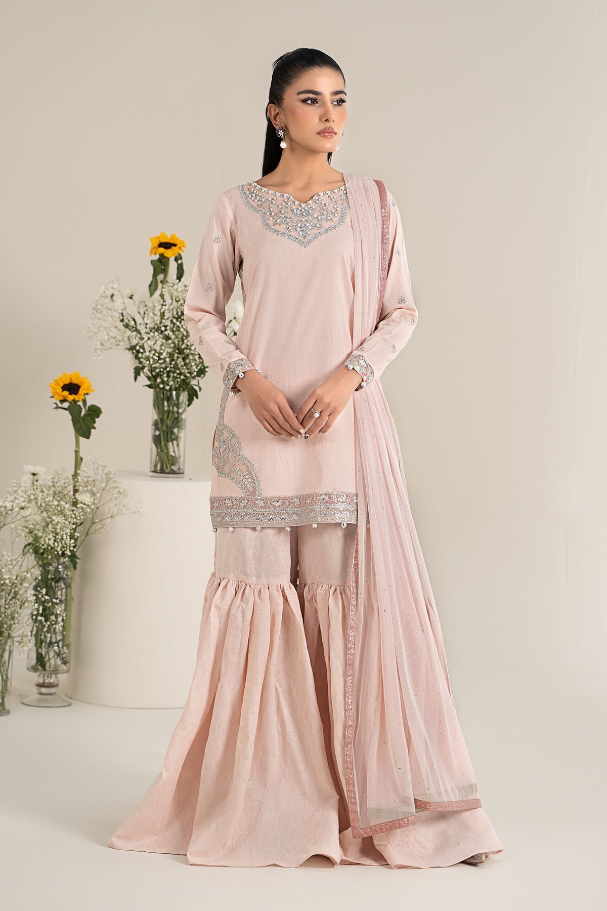 Maria B | Casual Pret 25 | DW-EF25-61 -  Maria B Ladies Clothes - Original Designer Dress - House of Maryam