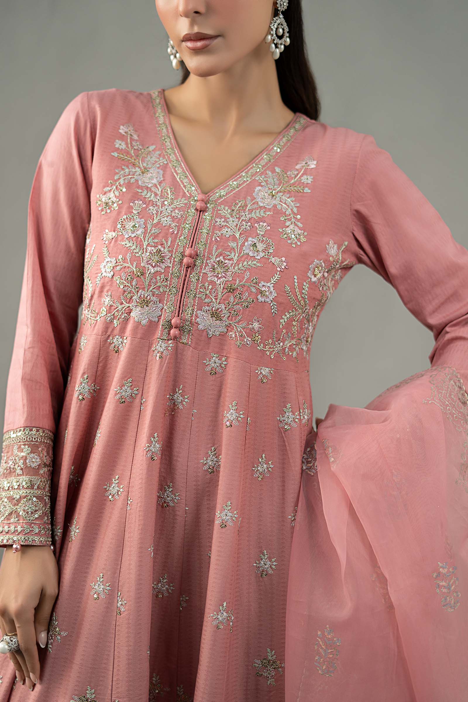 Maira B | Ready to Wear | DW-EF25-76 -  Maria B Luxury Pret -  House of Maryam