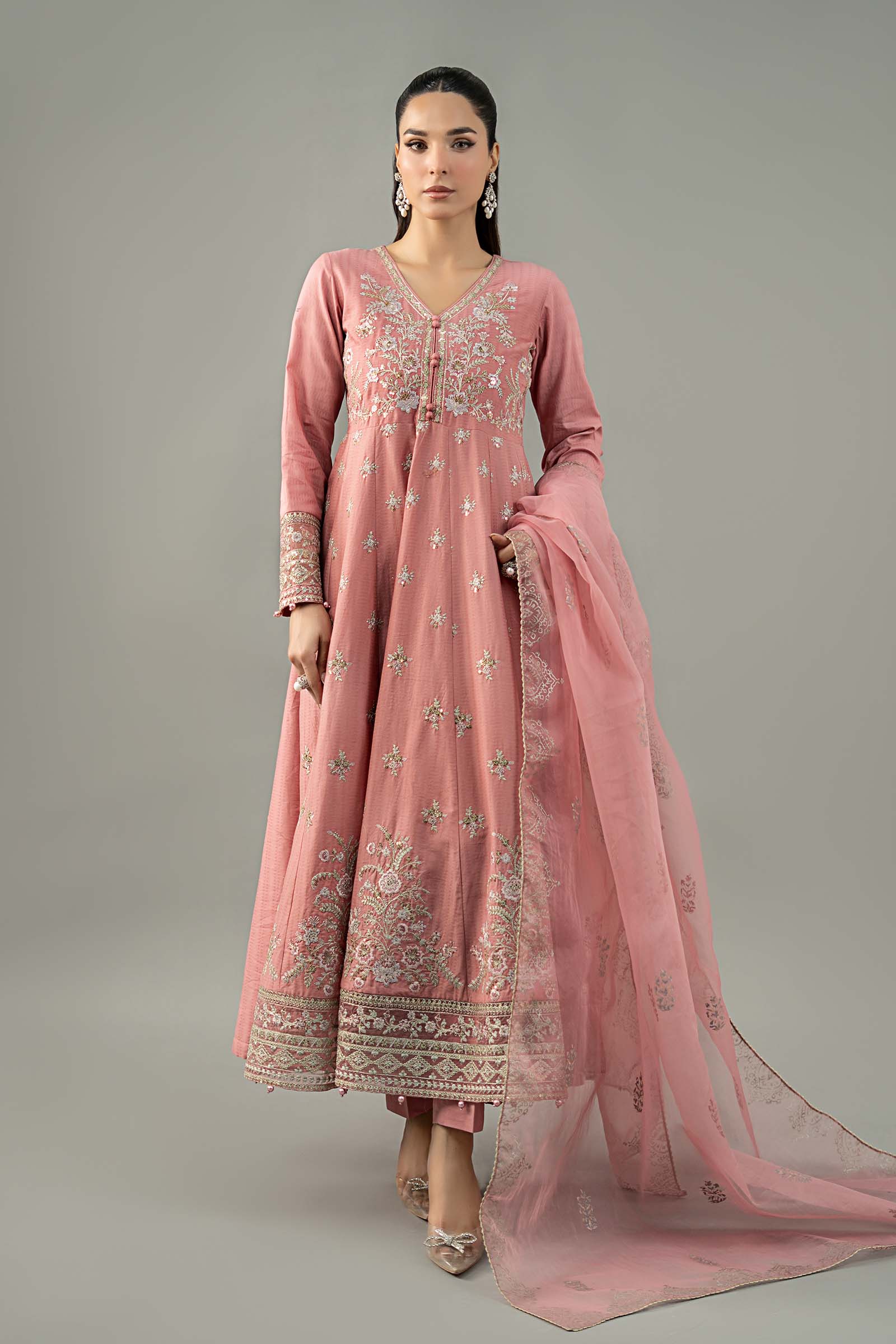 Maira B | Ready to Wear | DW-EF25-76 -  Maria B Luxury Pret -  House of Maryam