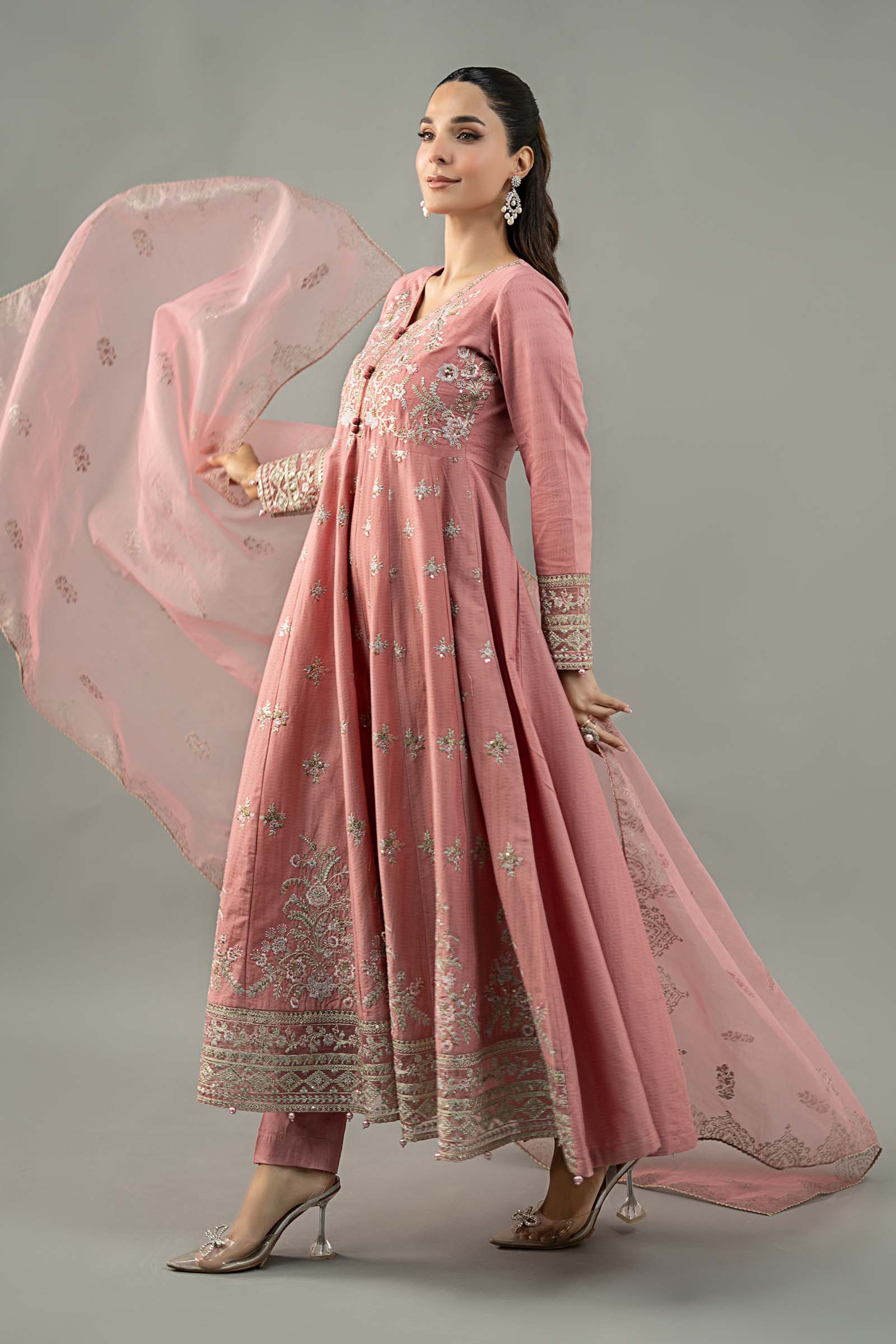 Maira B | Ready to Wear | DW-EF25-76 -  Maria B Luxury Pret -  House of Maryam