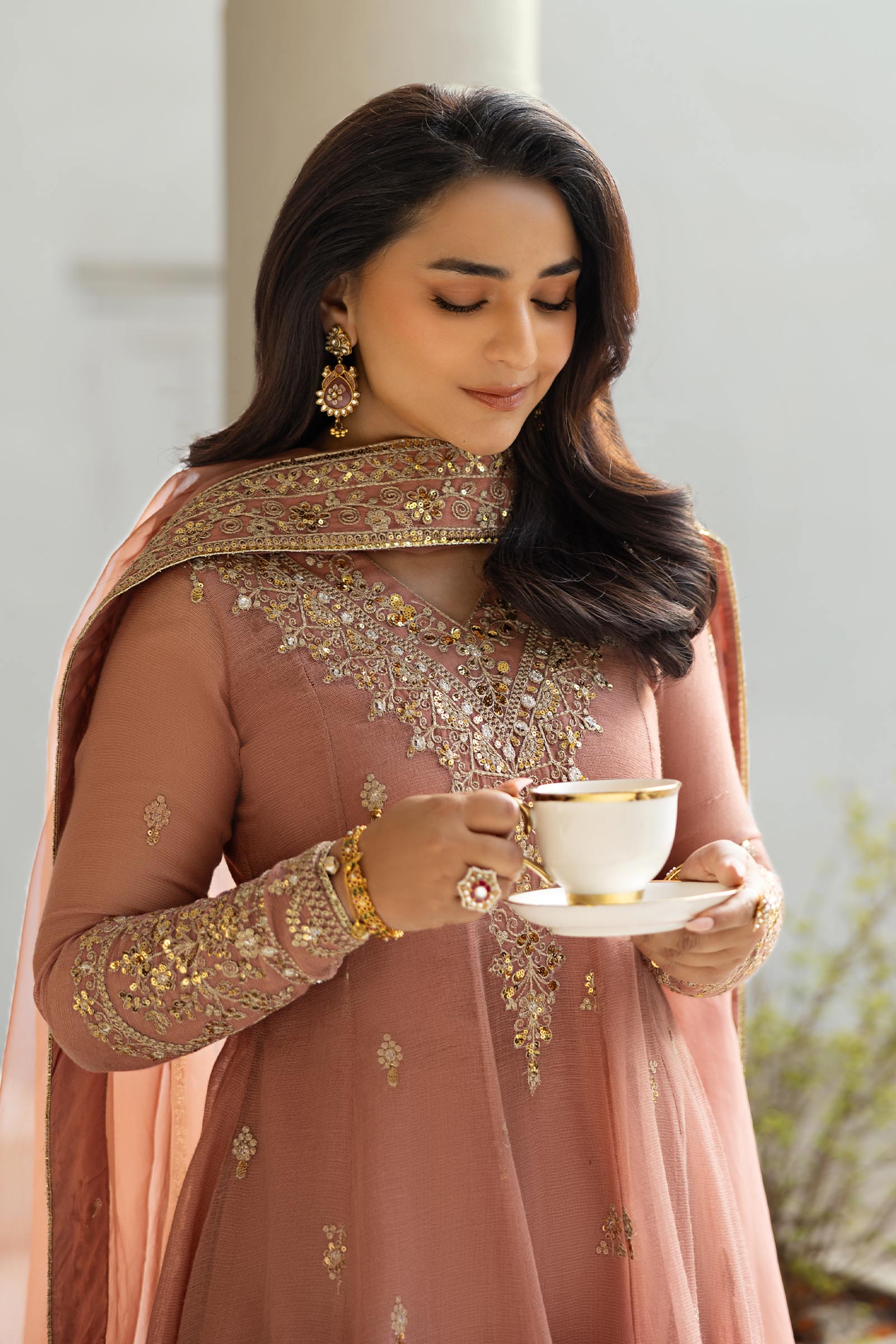 Maira B | Ready to Wear | DW-EF25-88 -  Maria B Luxury Pret -  House of Maryam