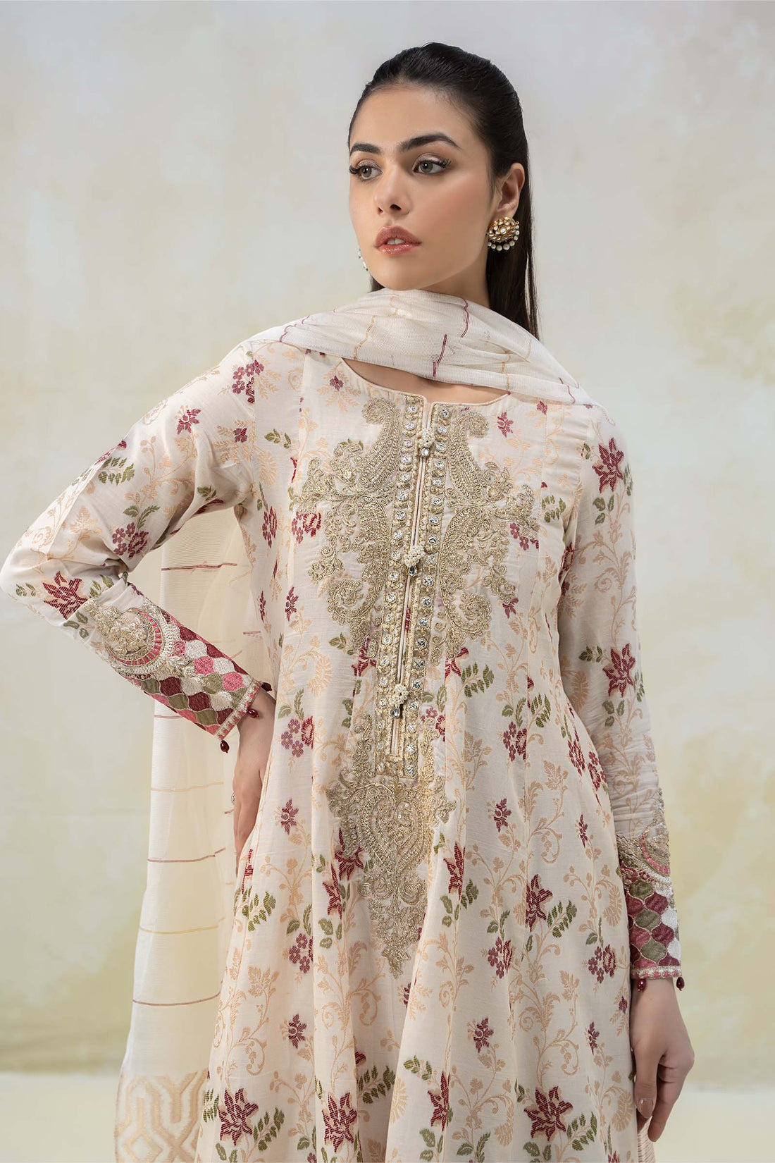 Maira B | Ready to Wear | DW-EF22-23R1 -  Maria B Luxury Pret -  House of Maryam