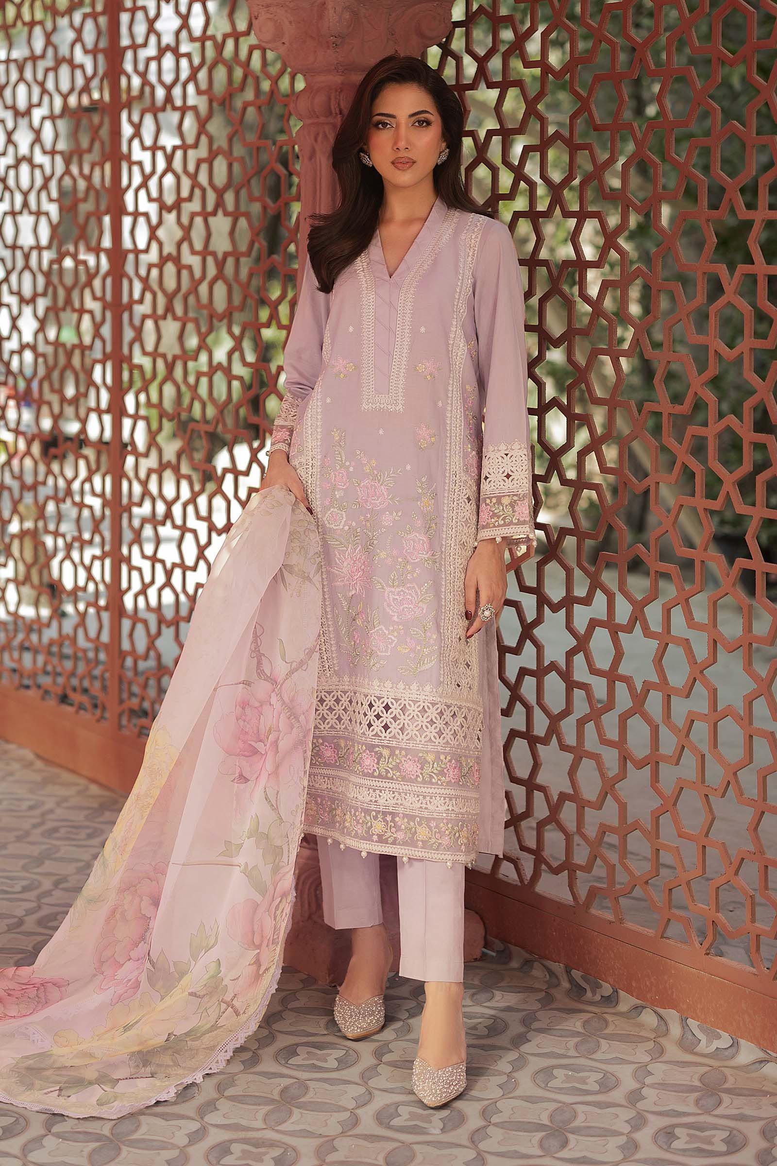 Maria B | Luxury Pret 25 | DW-EF25-151 -  Maria B Ladies Clothes - Original Designer Dress - House of Maryam