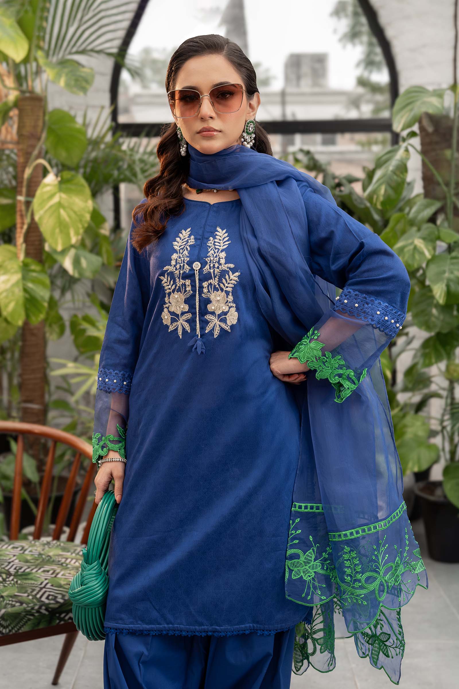 Maira B | Ready to Wear | DW-EF25-15 -  Maria B Luxury Pret -  House of Maryam
