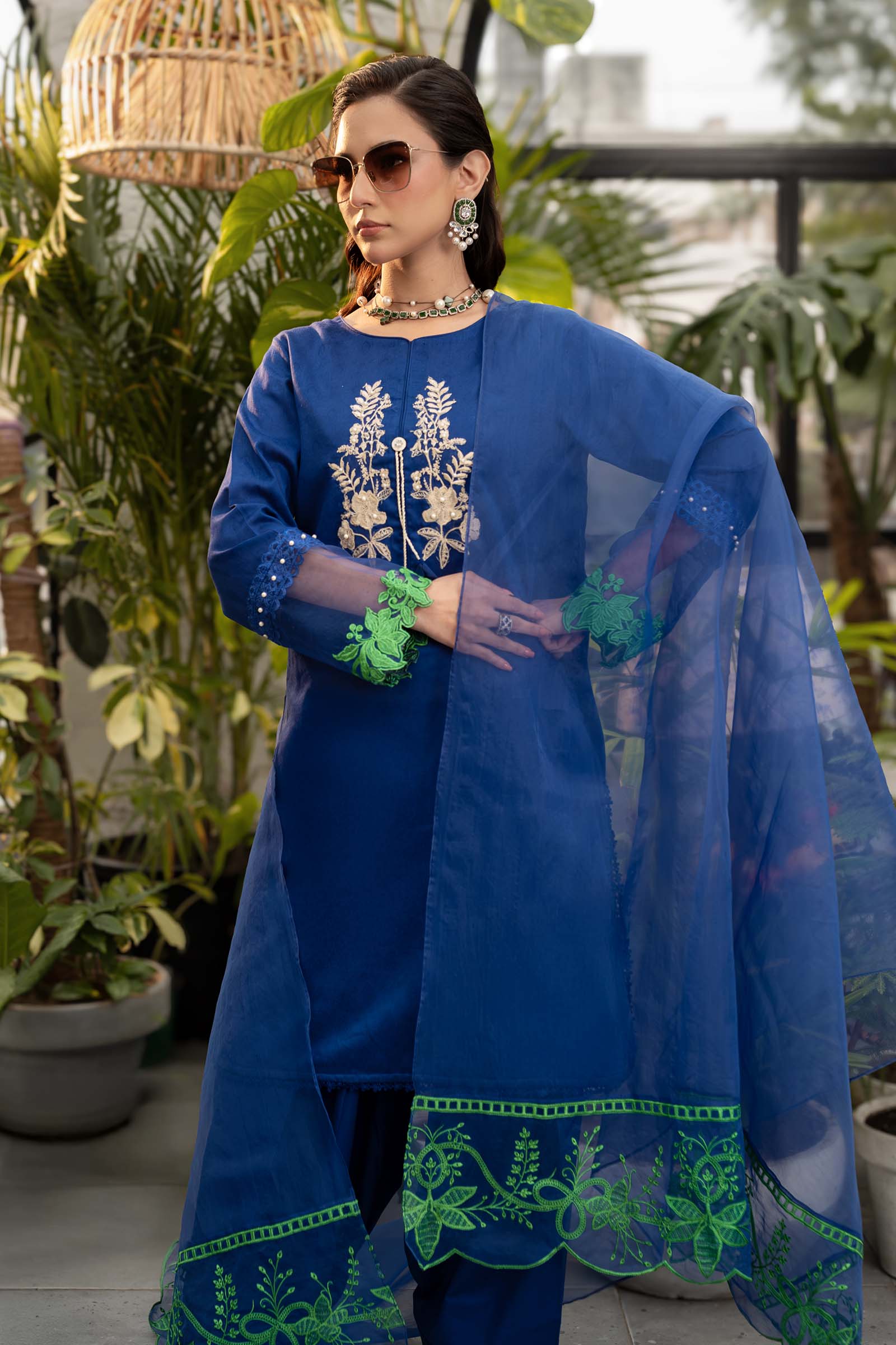 Maira B | Ready to Wear | DW-EF25-15 -  Maria B Luxury Pret -  House of Maryam