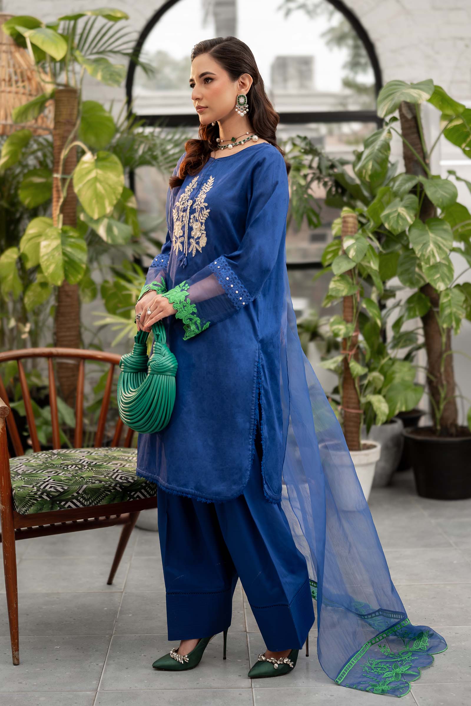Maira B | Ready to Wear | DW-EF25-15 -  Maria B Luxury Pret -  House of Maryam