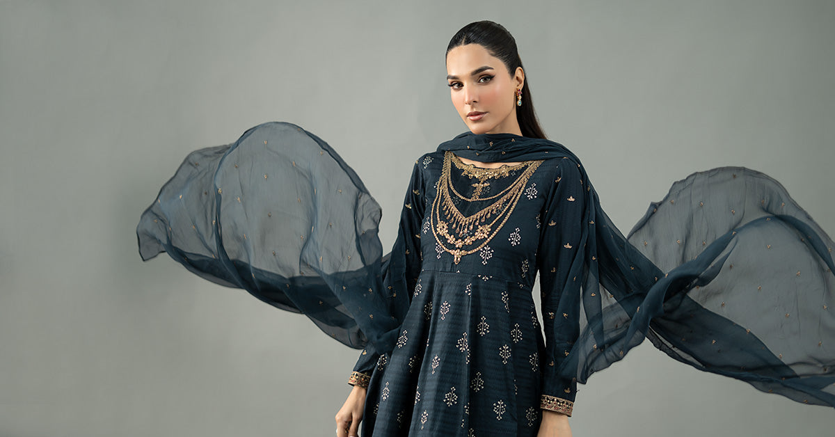 Maira B | Ready to Wear | DW-EF21-04R1 -  Maria B Luxury Pret -  House of Maryam