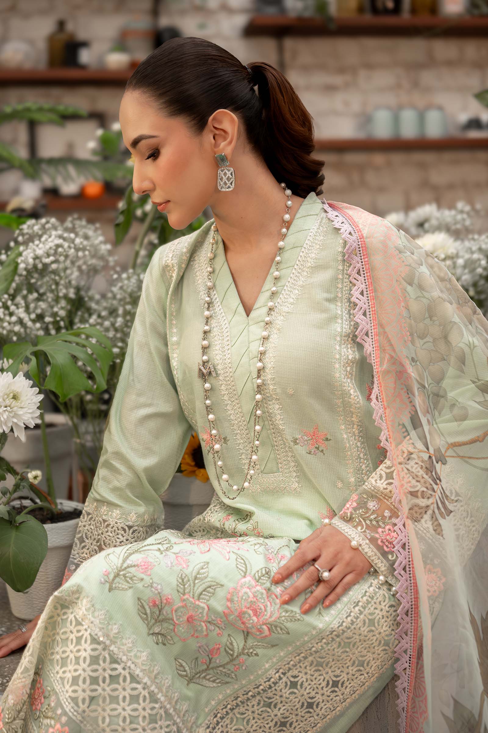 Maira B | Ready to Wear | DW-EF25-151 -  Maria B Luxury Pret -  House of Maryam