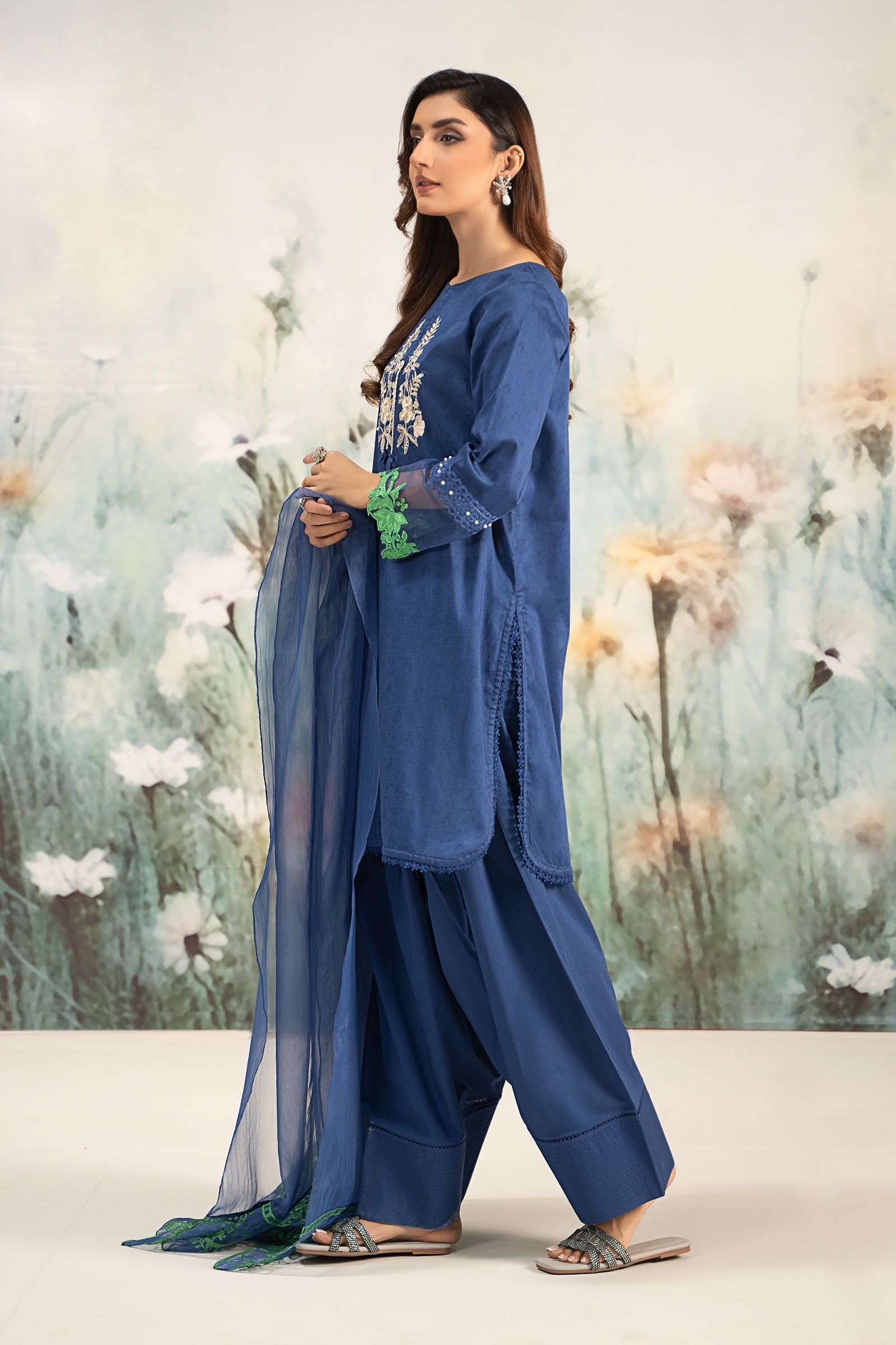 Maira B | Ready to Wear | DW-EF25-15 -  Maria B Luxury Pret -  House of Maryam