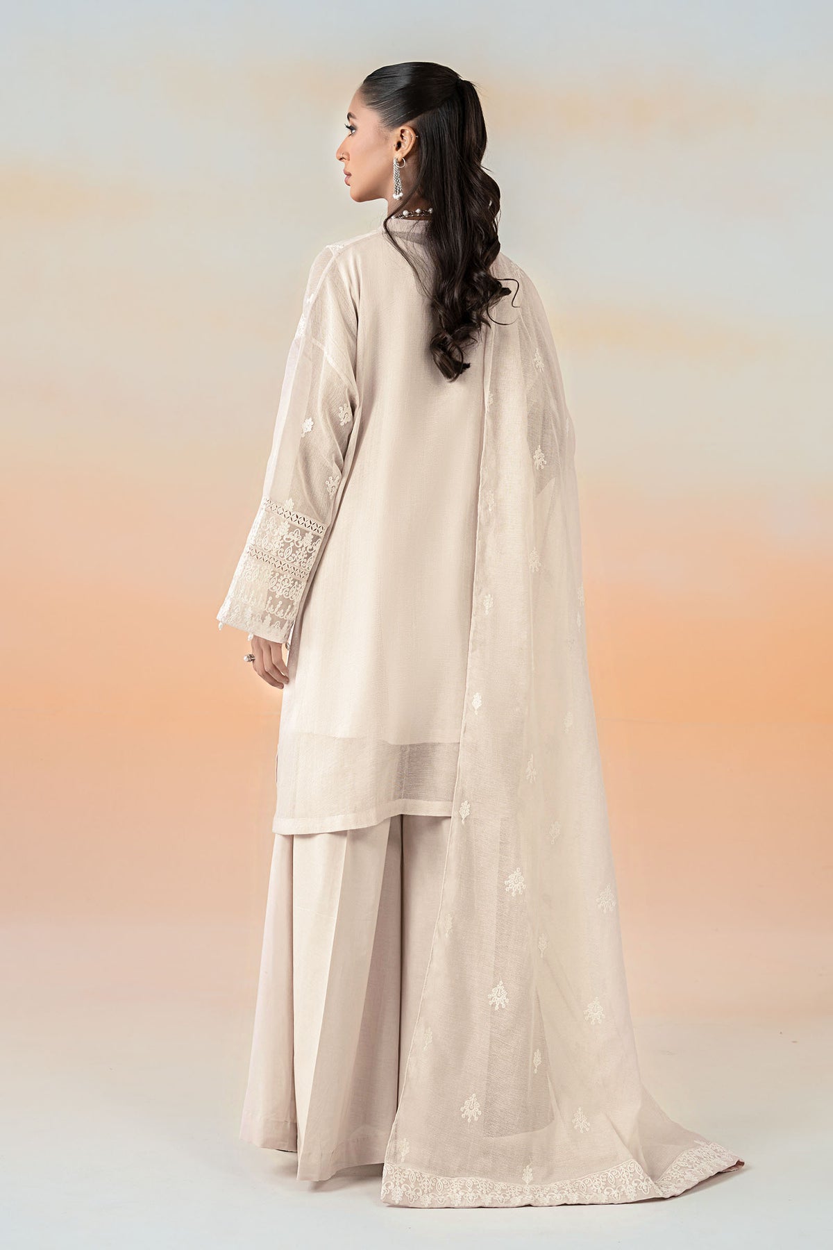 Maria B | Casual Pret 25 | DW-EF25-92 -  Maria B Ladies Clothes - Original Designer Dress - House of Maryam