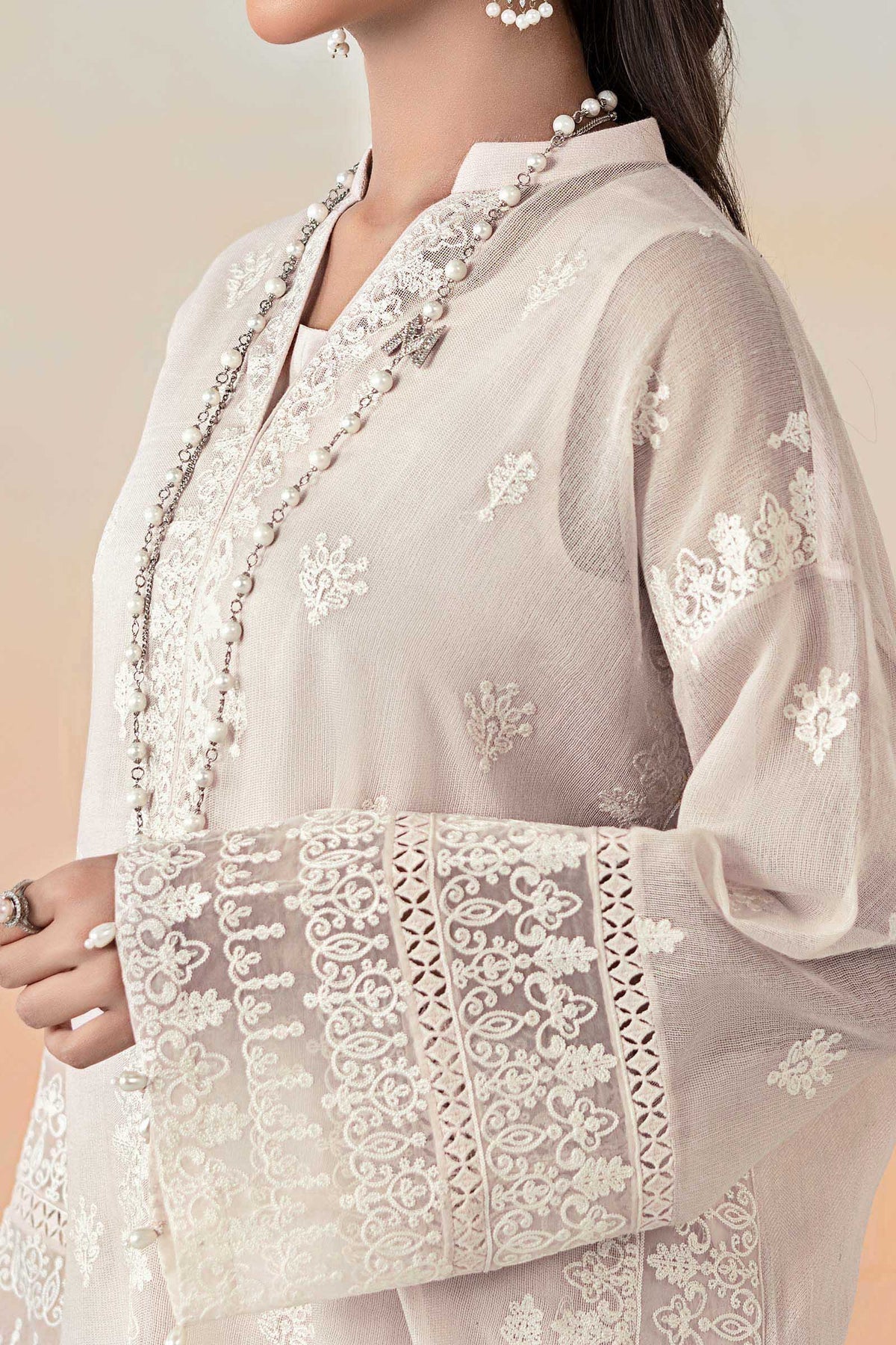Maria B | Casual Pret 25 | DW-EF25-92 -  Maria B Ladies Clothes - Original Designer Dress - House of Maryam