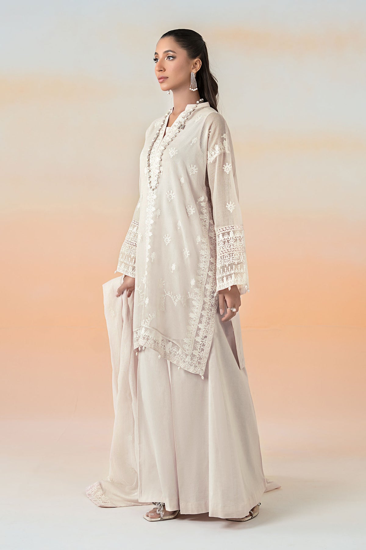Maria B | Casual Pret 25 | DW-EF25-92 -  Maria B Ladies Clothes - Original Designer Dress - House of Maryam