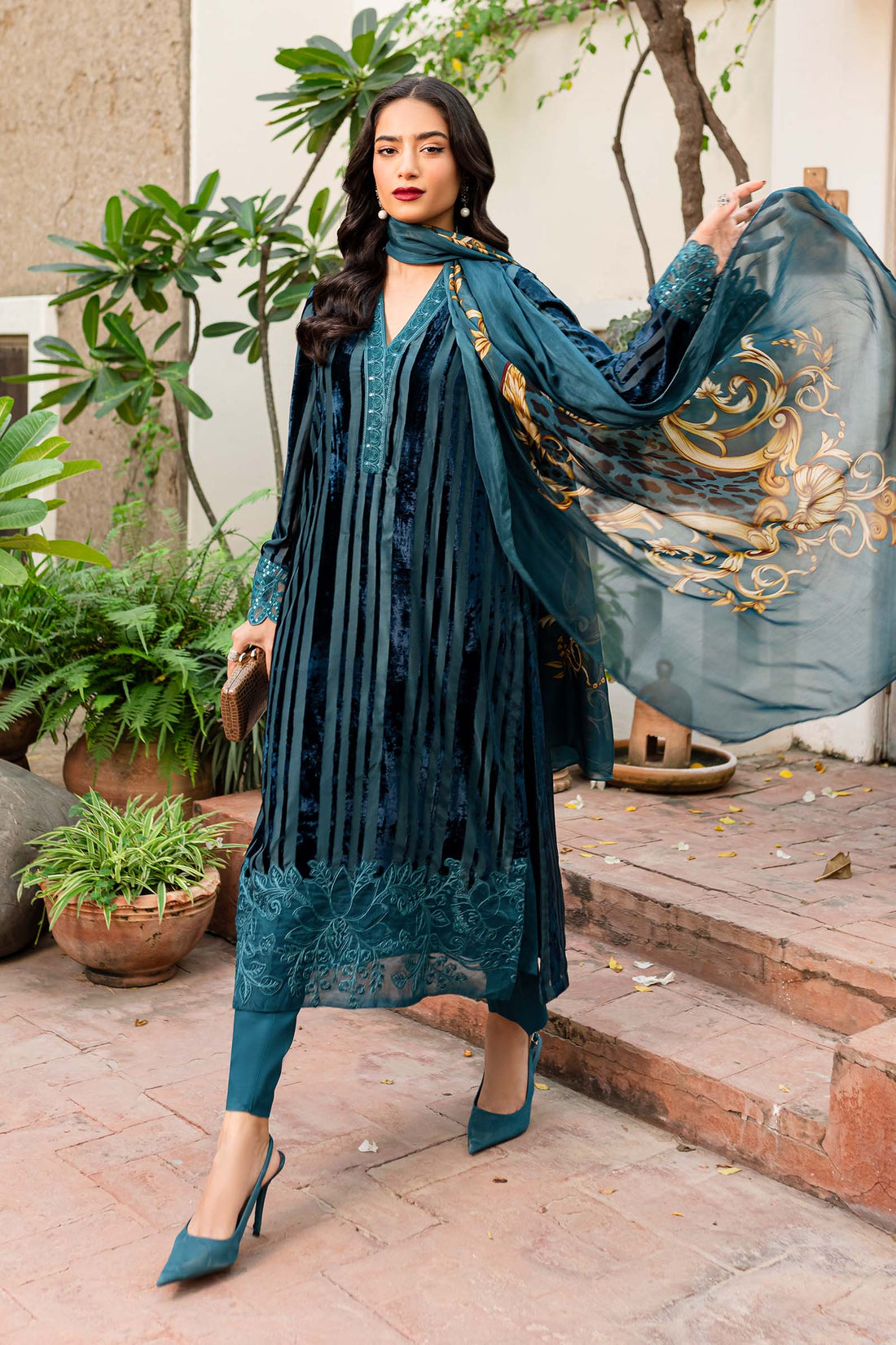Maira B | Ready to Wear | DW-W24-173 -  Maria B Luxury Pret -  House of Maryam