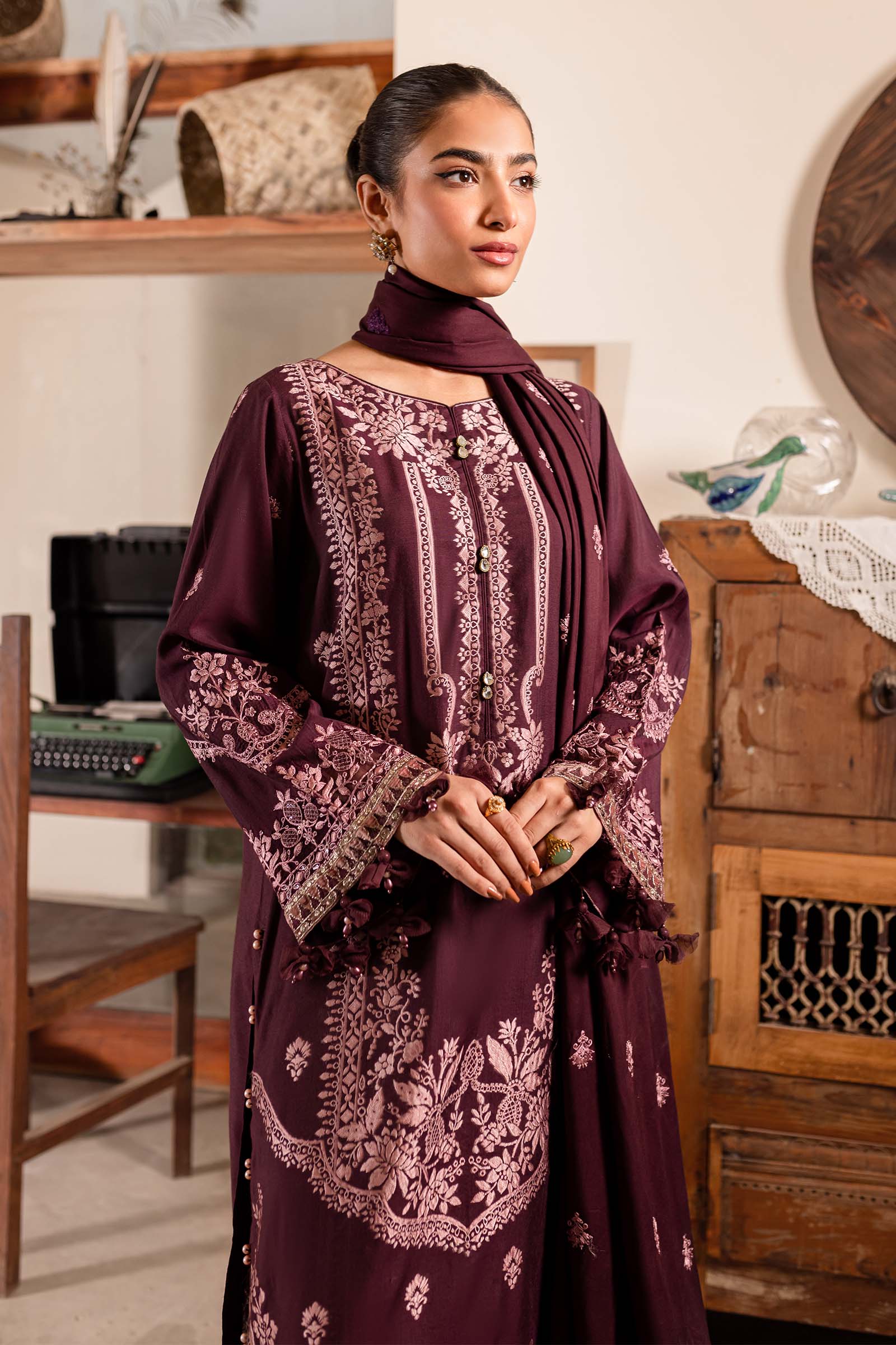 Maira B | Ready to Wear | DW-W24-21 -  Maria B Luxury Pret -  House of Maryam