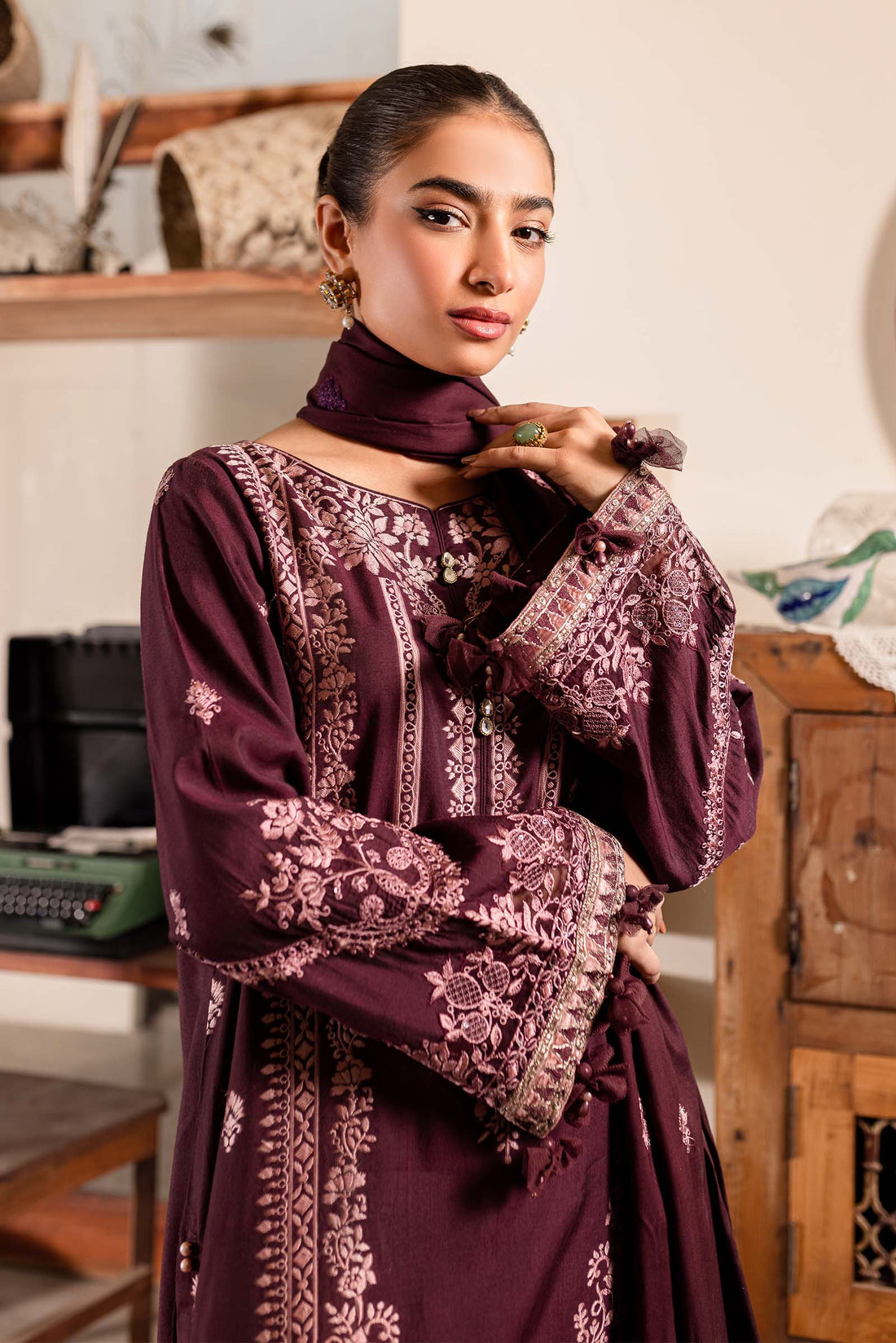 Maira B | Ready to Wear | DW-W24-21 -  Maria B Luxury Pret -  House of Maryam