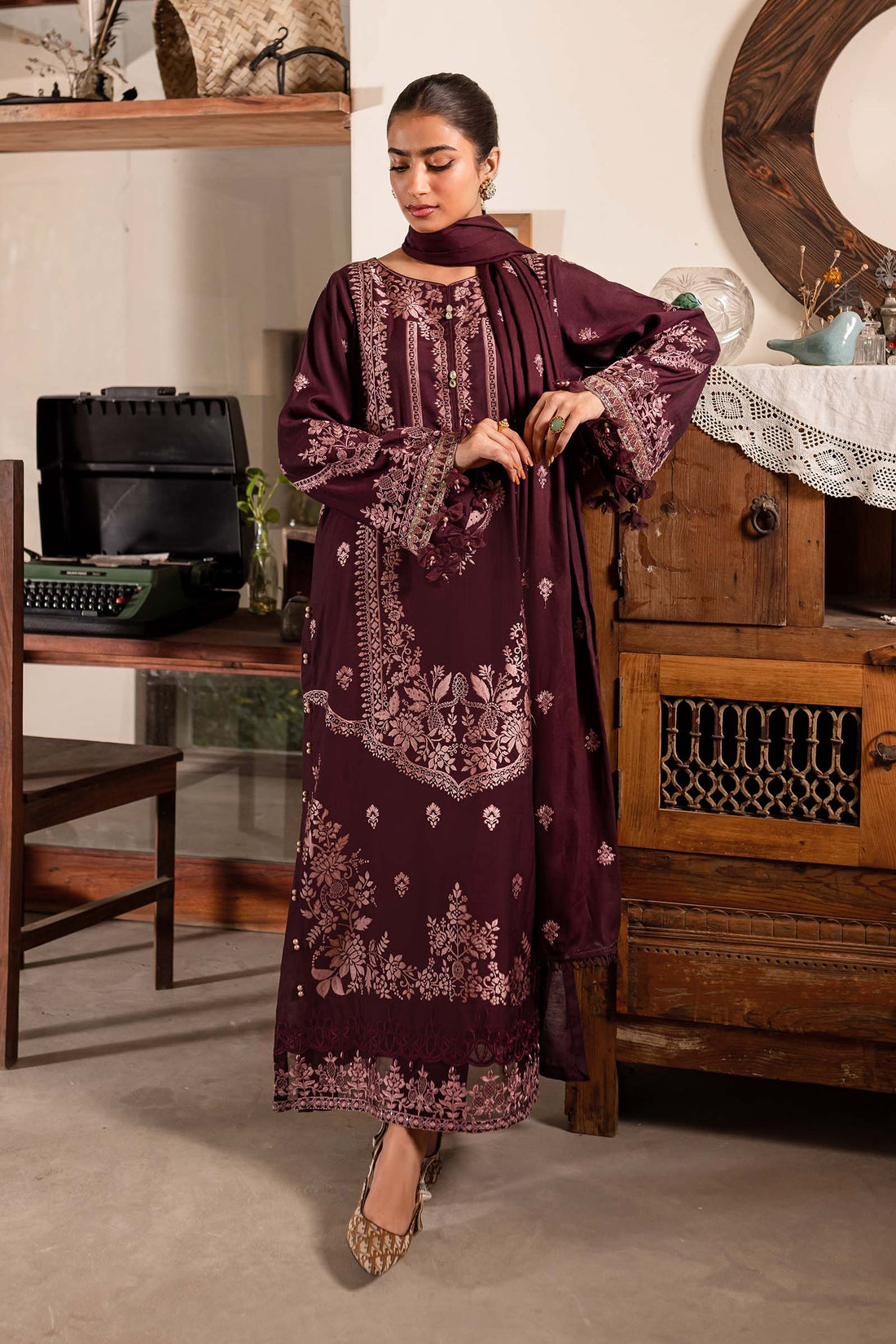Maira B | Ready to Wear | DW-W24-21 -  Maria B Luxury Pret -  House of Maryam