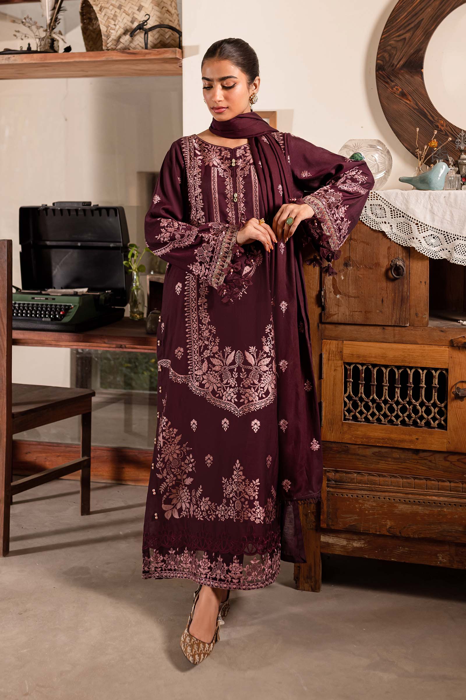 Maira B | Ready to Wear | DW-W24-21 -  Maria B Luxury Pret -  House of Maryam