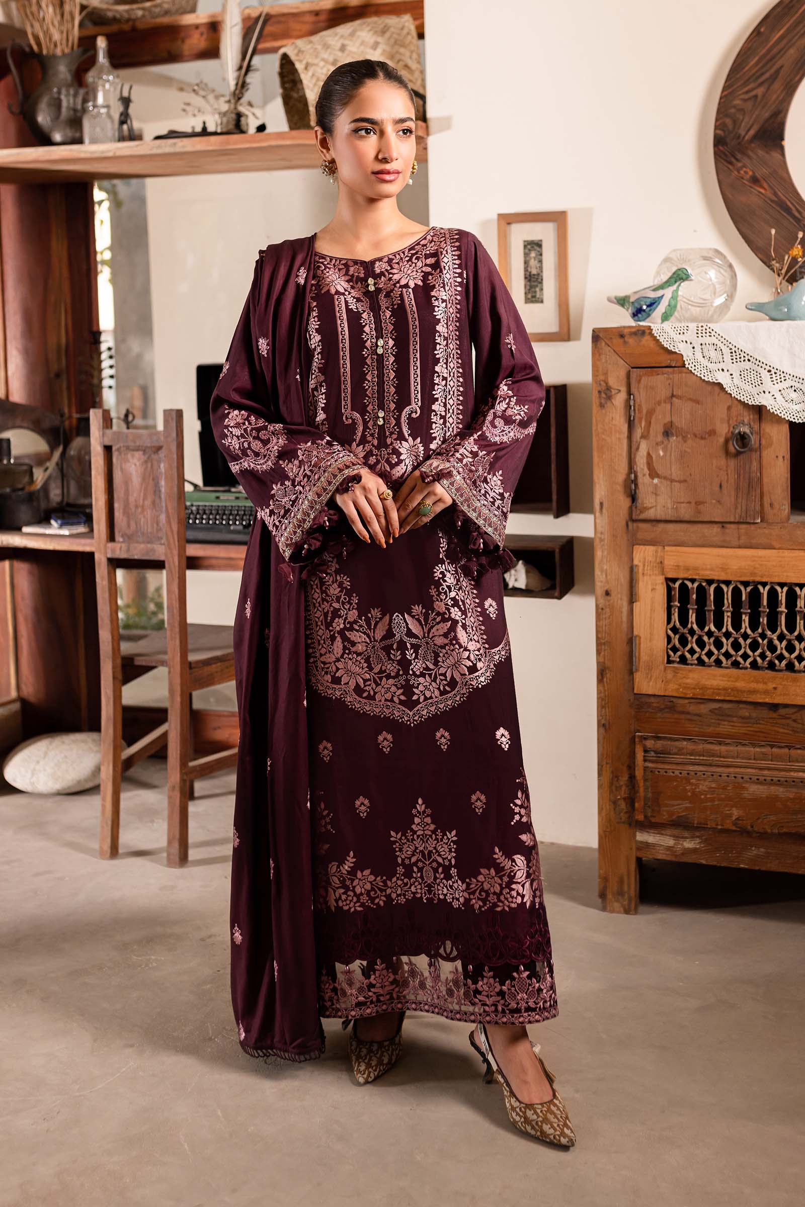 Maira B | Ready to Wear | DW-W24-21 -  Maria B Luxury Pret -  House of Maryam