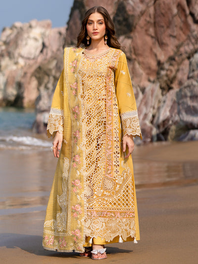 Mahnur | Sirena Luxury Lawn 25 | Dahlia -  Mahnur Ladies Clothes - Original Designer Dress - House of Maryam