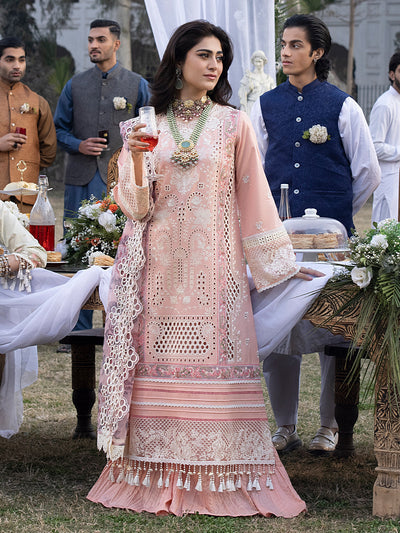 Mahnur | Mahrukh Luxury Lawn 24 | DAISY -  Mahnur Luxury - Original Designer Dress - House of Maryam