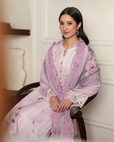 Roheenaz | Sunlit Tales Printed Embroidered Edit | Dandelion dream