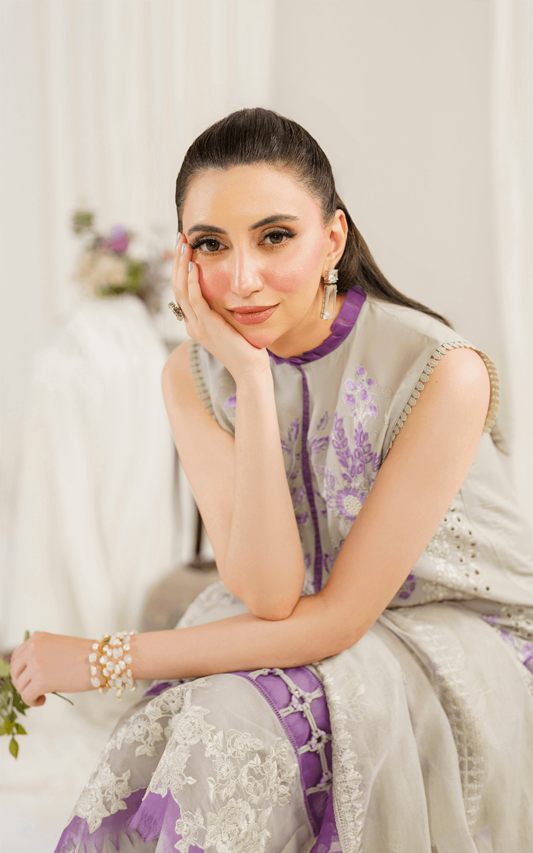 Asifa and Nabeel | Pretty in Pink Limited Edition | Daphne (PP-5) by Designer Asifa and Nabeel - House of Maryam - Pakistani Designer Ethnic Wear in {{ shop.shopifyCountryName }}