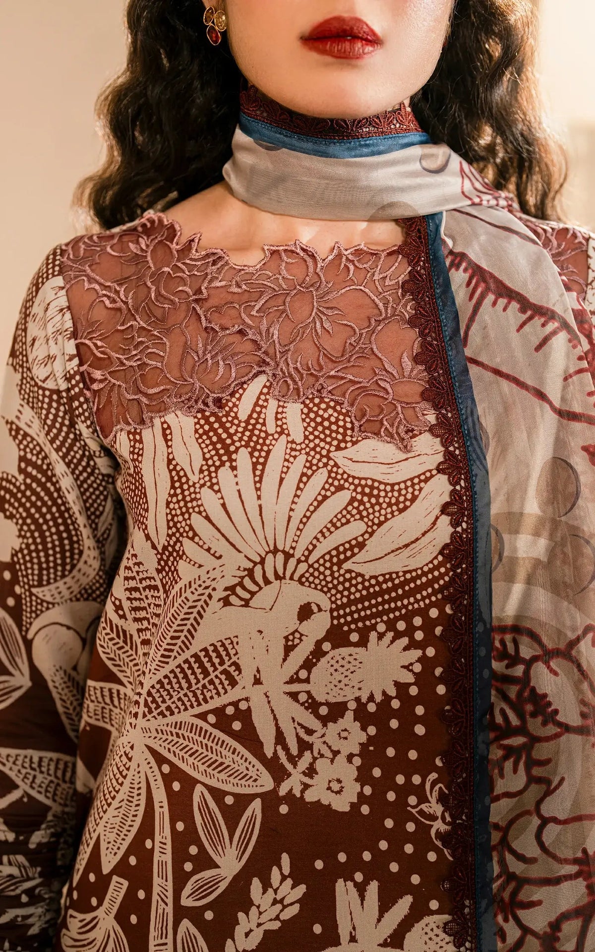 Asifa and Nabeel | Meraki Vintage 25 | Darcheeni (MVL25-07) -  Asifa and Nabeel Ladies Clothes - Original Designer Dress - House of Maryam