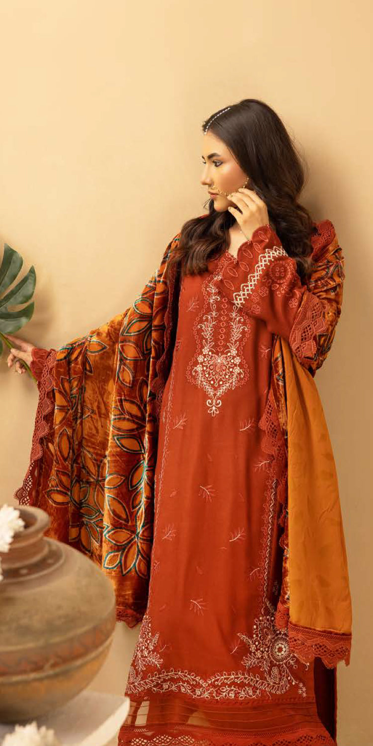 Riaz Arts | Dastaan Winter 25 | DS-20 -  Riaz Arts Ladies Clothes - Original Designer Dress - House of Maryam