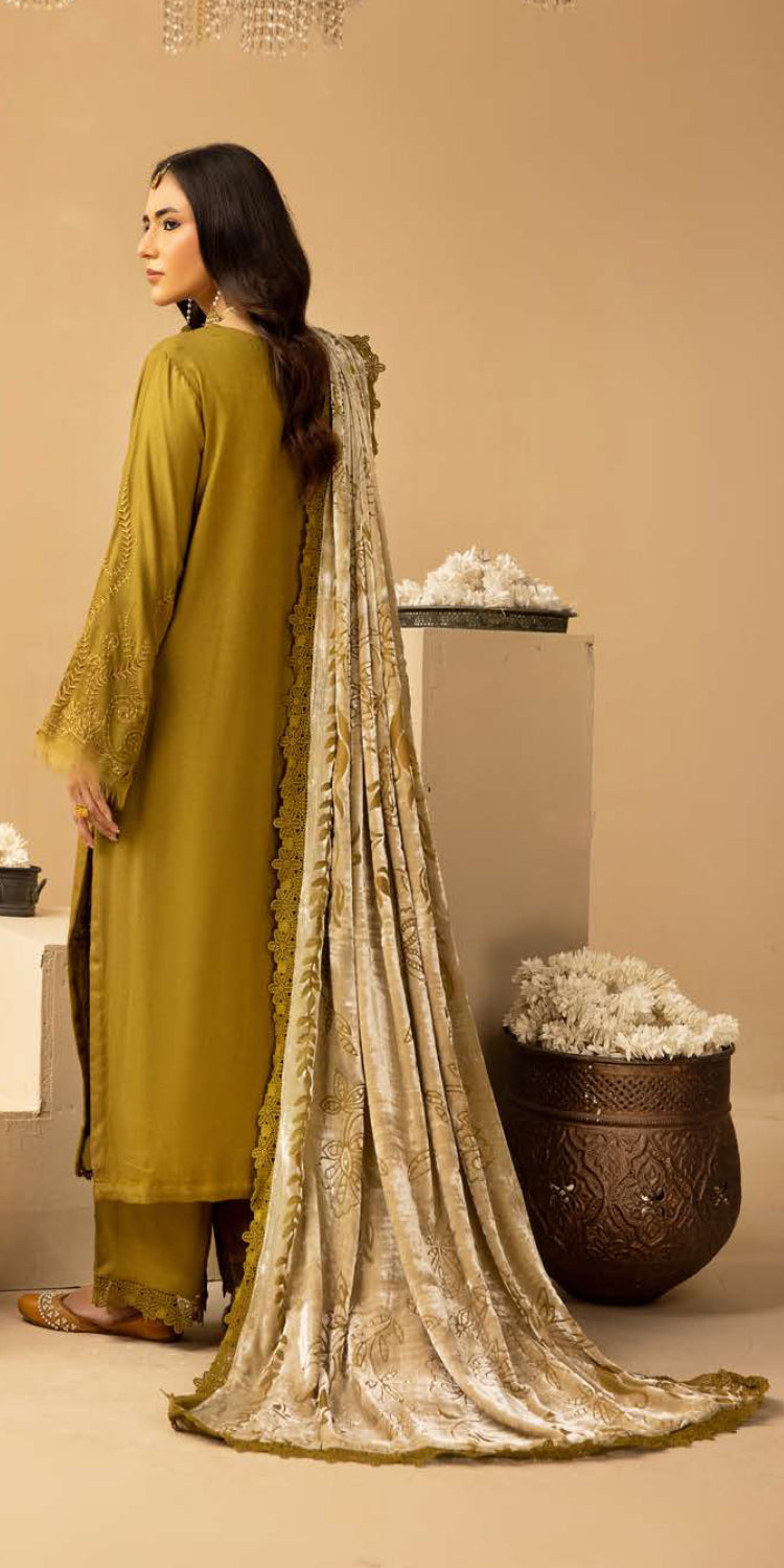 Riaz Arts | Dastaan Winter 25 | DS-18 -  Riaz Arts Ladies Clothes - Original Designer Dress - House of Maryam