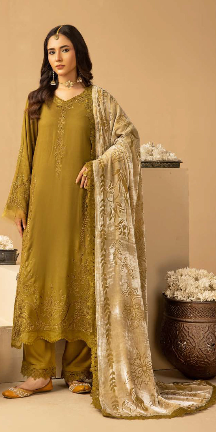 Riaz Arts | Dastaan Winter 25 | DS-18 -  Riaz Arts Ladies Clothes - Original Designer Dress - House of Maryam