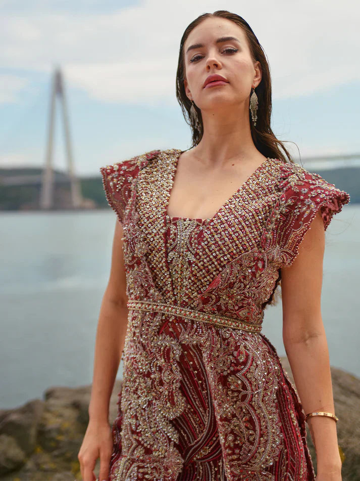 Epoque | Ciel Luxury Couture | Day Dream -  Epoque Formal - Original Designer Dress - House of Maryam