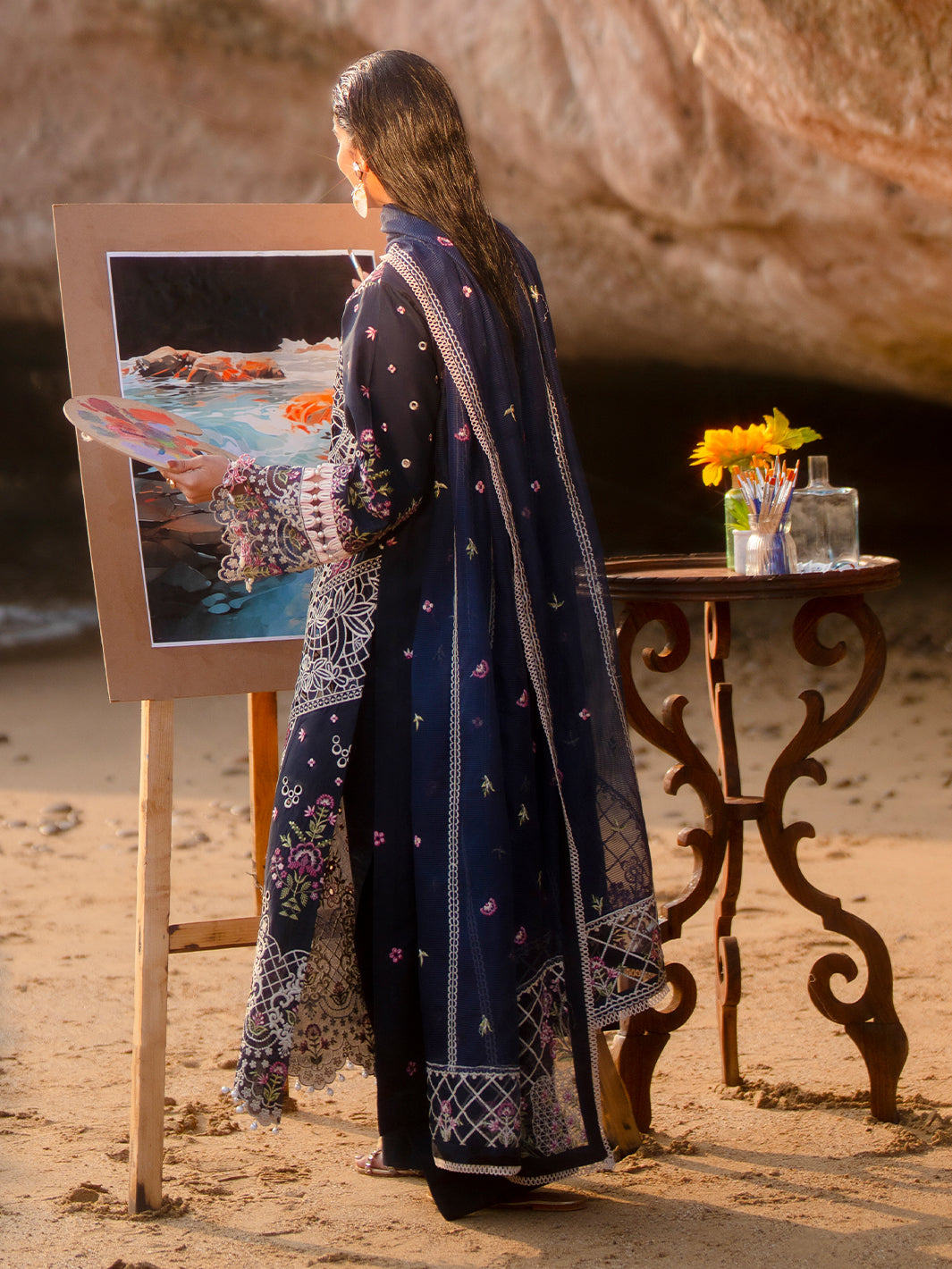 Mahnur | Sirena Luxury Lawn 25 | Derya -  Mahnur Ladies Clothes - Original Designer Dress - House of Maryam