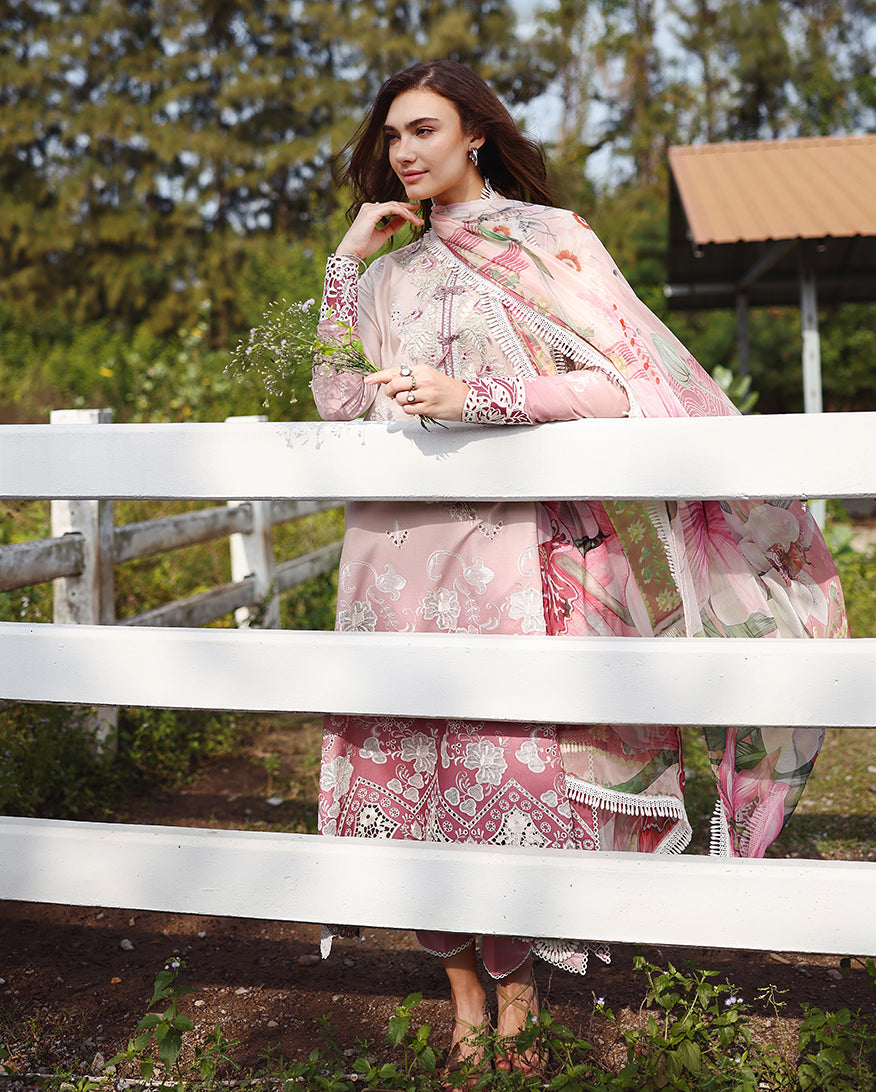 Mushq | Solace Ombre Chikankari | Dew Drift, image 4