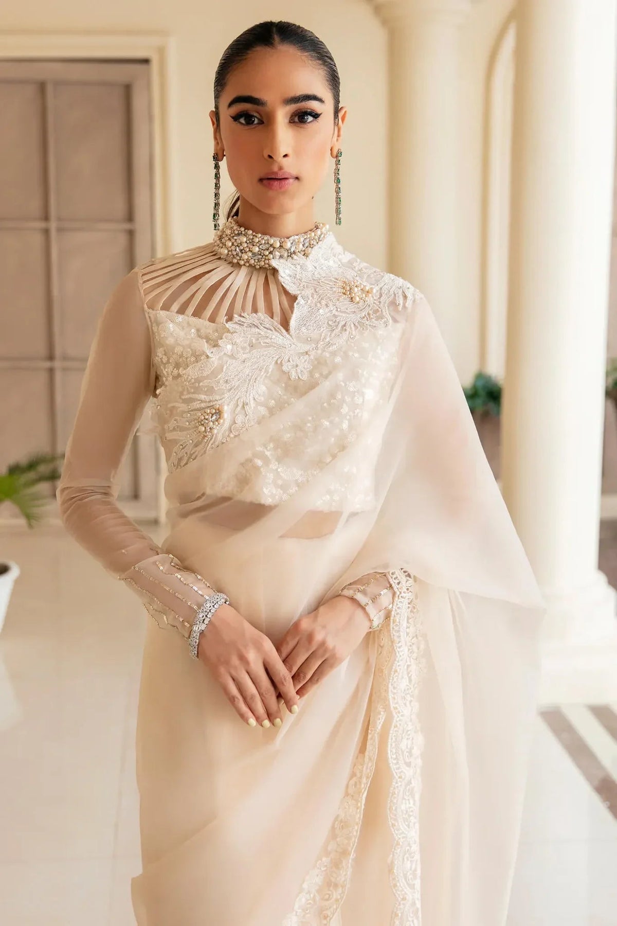 Musferah Saad | Symphony Wedding Formals | Celestial Dove, image 4