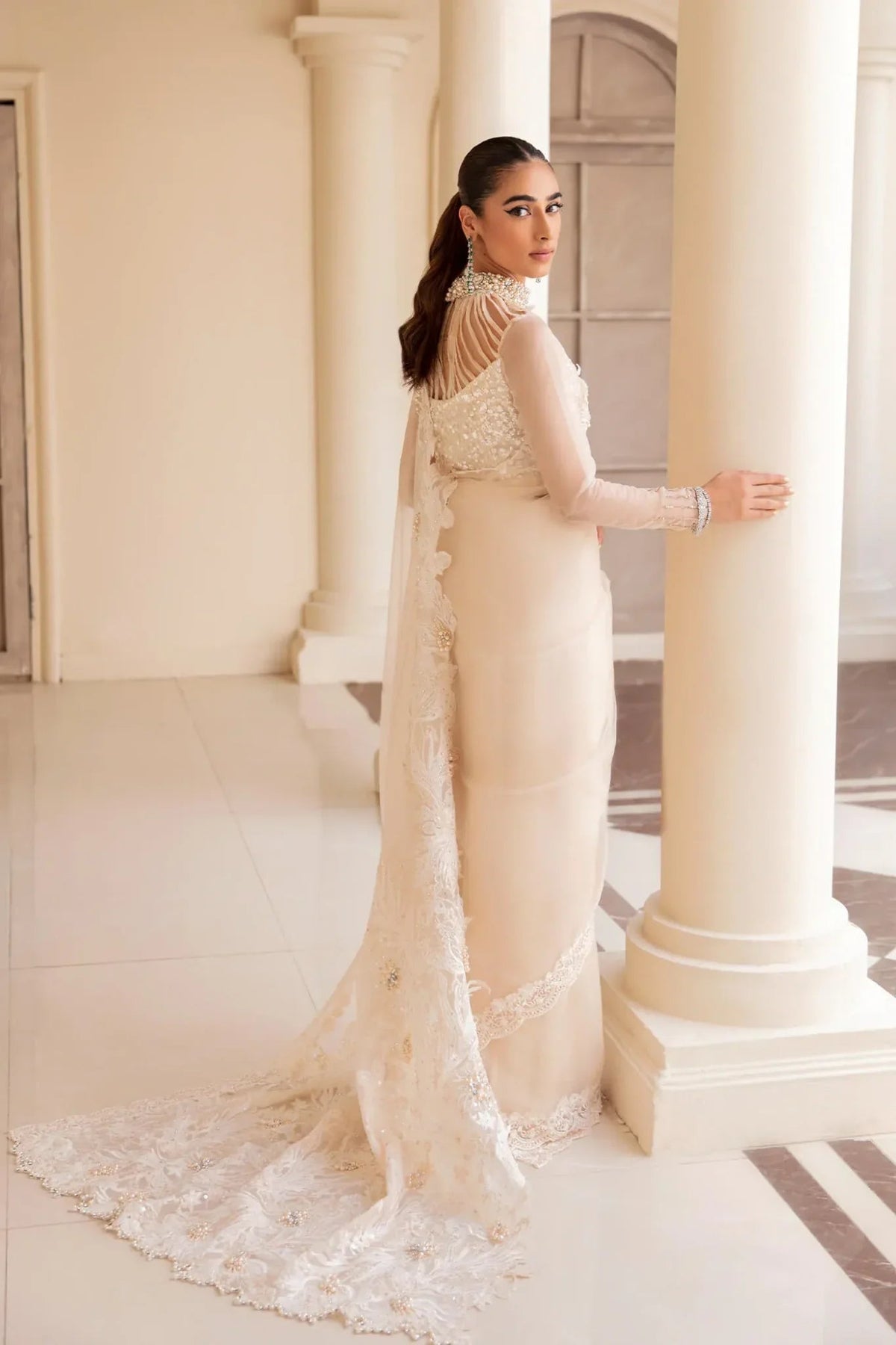 Musferah Saad | Symphony Wedding Formals | Celestial Dove, image 2