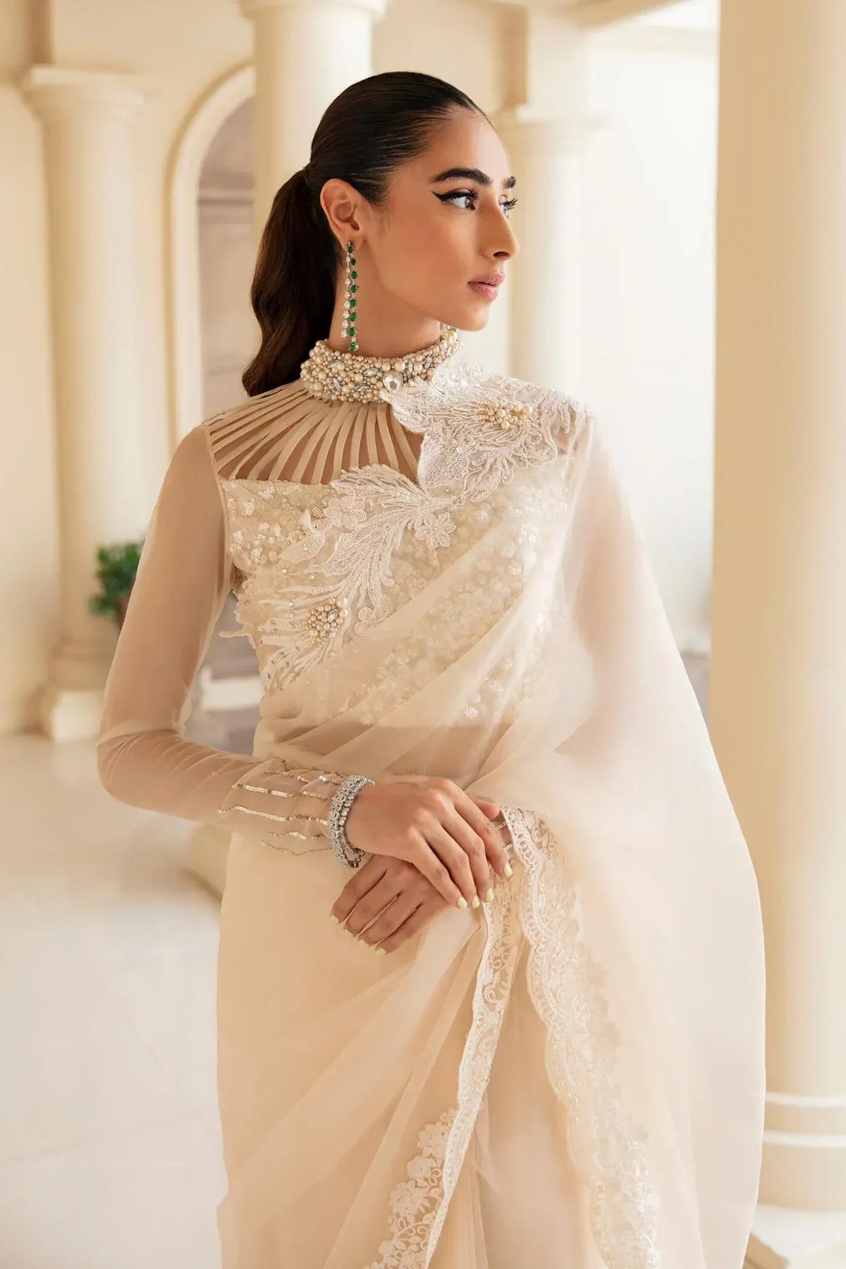 Musferah Saad | Symphony Wedding Formals | Celestial Dove, image 6