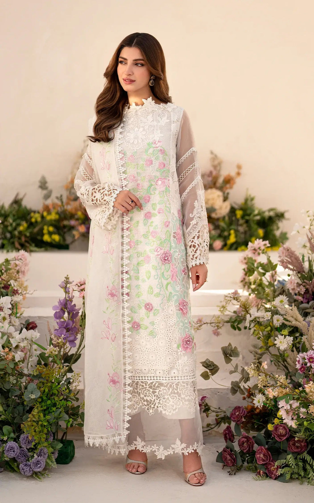 Asifa and Nabeel | Azalia Summer 25 | Dove (AZL25-03) -  Asifa and Nabeel Ladies Clothes -  House of Maryam