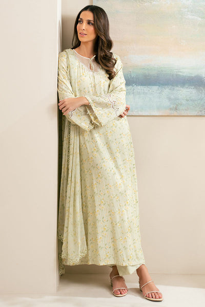 Cross Stitch | Exclusive Pret | Soft Fern-2PC (Shirt & Dupatta)