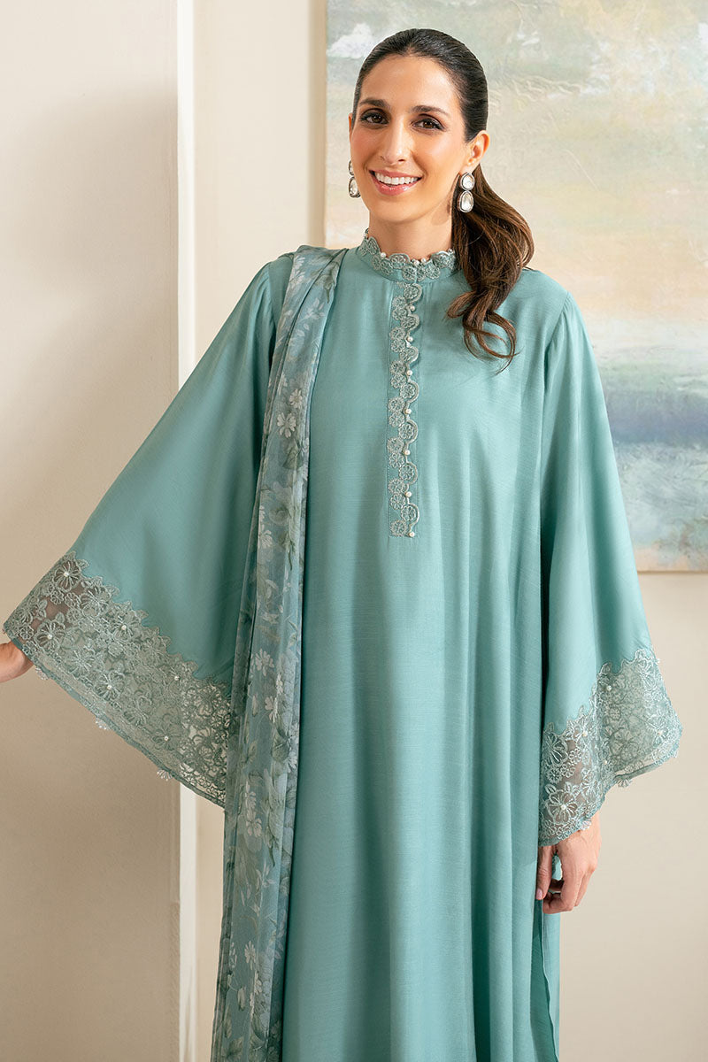 Cross Stitch | Exclusive Pret | Ocean Breeze-2PC (Shirt & Dupatta)-4