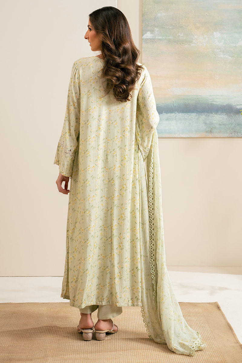 Cross Stitch | Exclusive Pret | Soft Fern-2PC (Shirt & Dupatta), image 5
