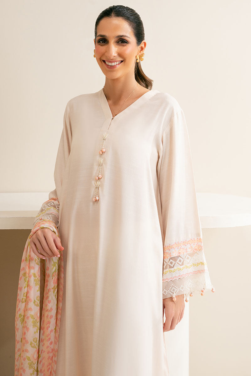 Cross Stitch | Exclusive Pret | Hushed Tent-2PC (Shirt & Dupatta)-5